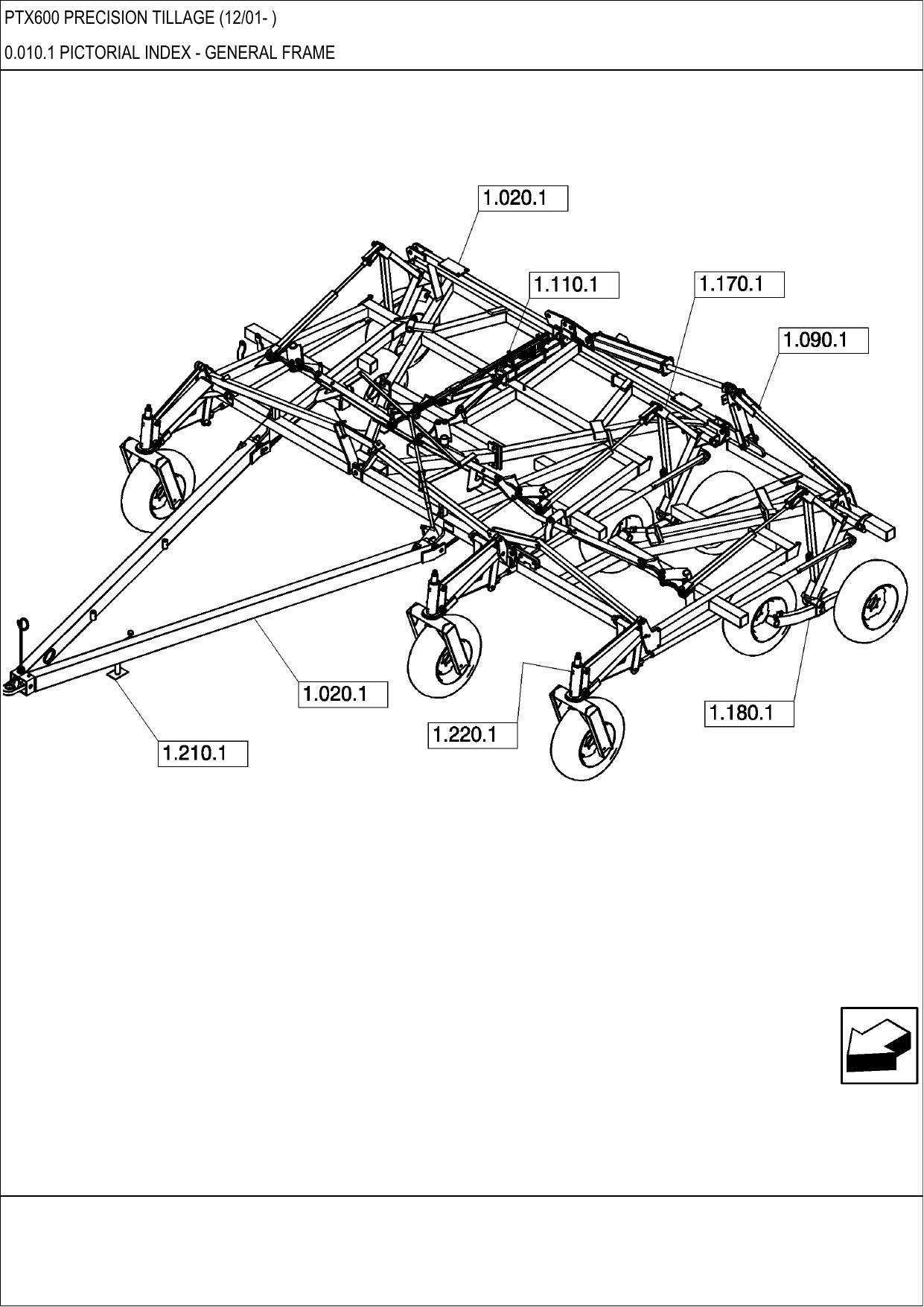 PTX600 PRECISION TILLAGE PARTS